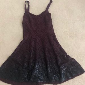 Free People Burgundy Dress Size Small